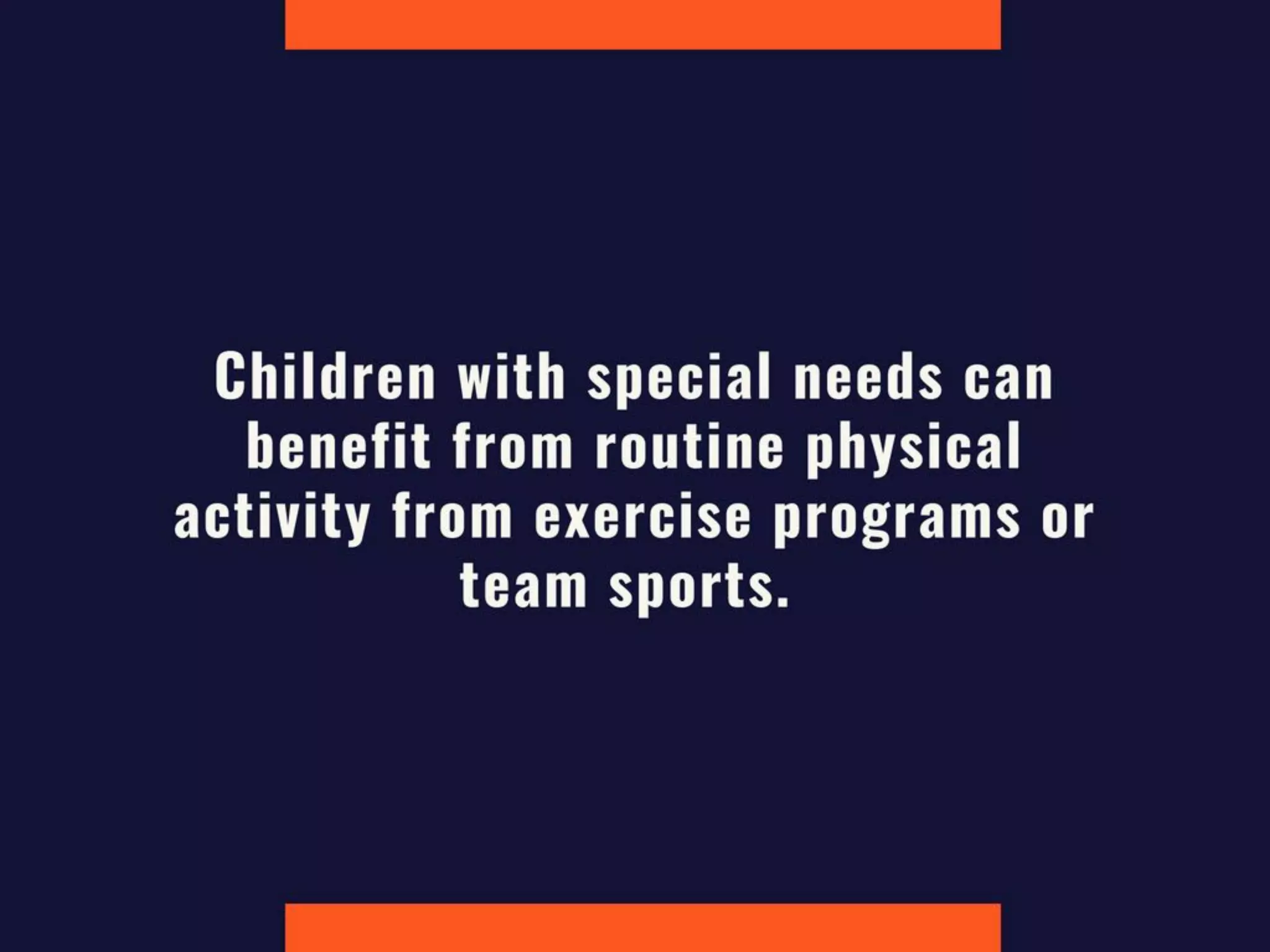 Why Special Needs Children Benefit from Sports and Physical Activity | PDF
