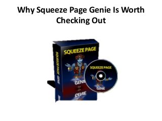 Why Squeeze Page Genie Is Worth
Checking Out
 