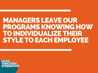 Are Your Managers Leading Through Strengths