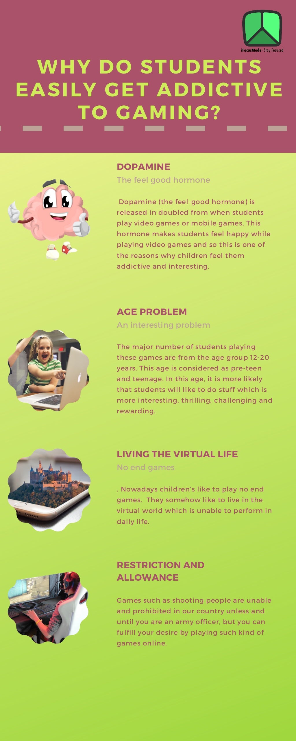 Why students get addicted to gaming