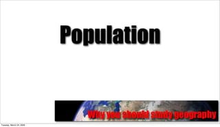 Why you should study Geography