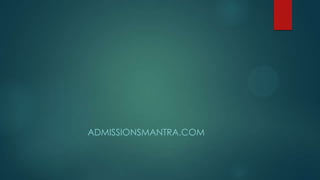 ADMISSIONSMANTRA.COM
 