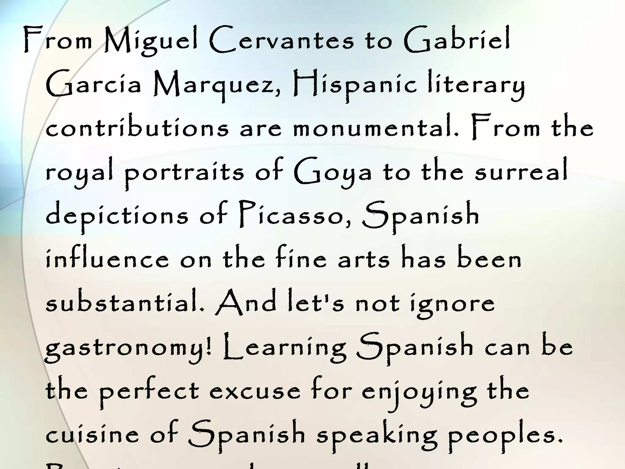 Why study spanish | PPT