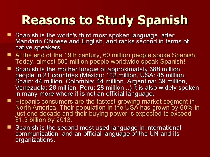 Why Study Spanish why-study-spanish