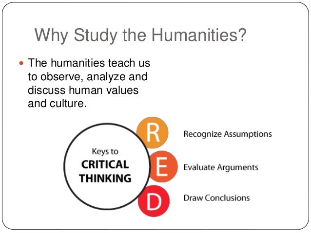 why study the humanities essay