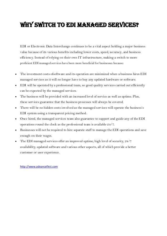 Why switch to_edi_managed_services