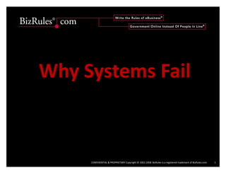 Why Systems Fail