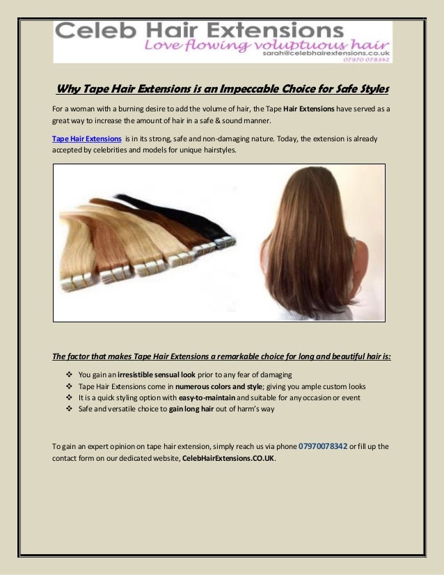 Why Tape Hair Extensions Is An Impeccable Choice For Safe Styles