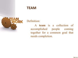 Why teams dont work | PPT