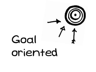 Goal
oriented
 