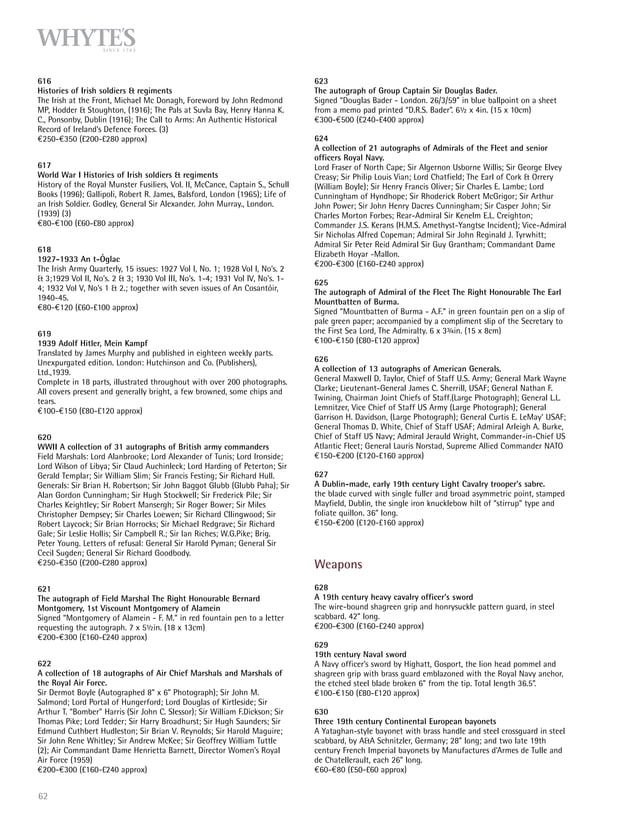 Whyte's Fine Art Auctioneers Dublin 20 September 2014 THE ECLECTIC