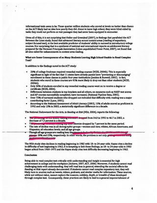 Why text complexity matters