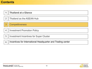 Why Thailand - An Asian Hub, A World of Opportunities Slide 9