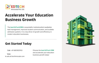 Why the Best EdTech CRM Is Essential for Education Growth and Student ...