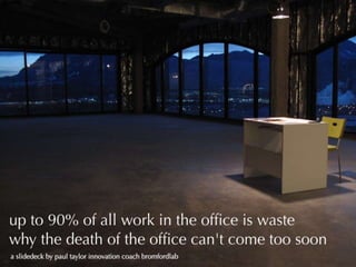 Why the death of the office can't come too soon...