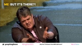 @sophiegibson #brightonSEO Why the F*#& doesn't this HREFLANG work?
ME BUT IT'S THERE?!
 