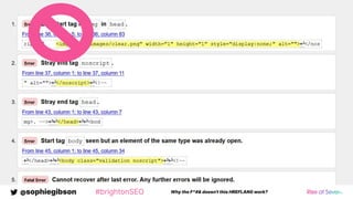 @sophiegibson #brightonSEO Why the F*#& doesn't this HREFLANG work?
https://validator.w3.org/
 