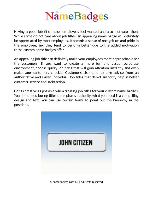 job title examples for customer service