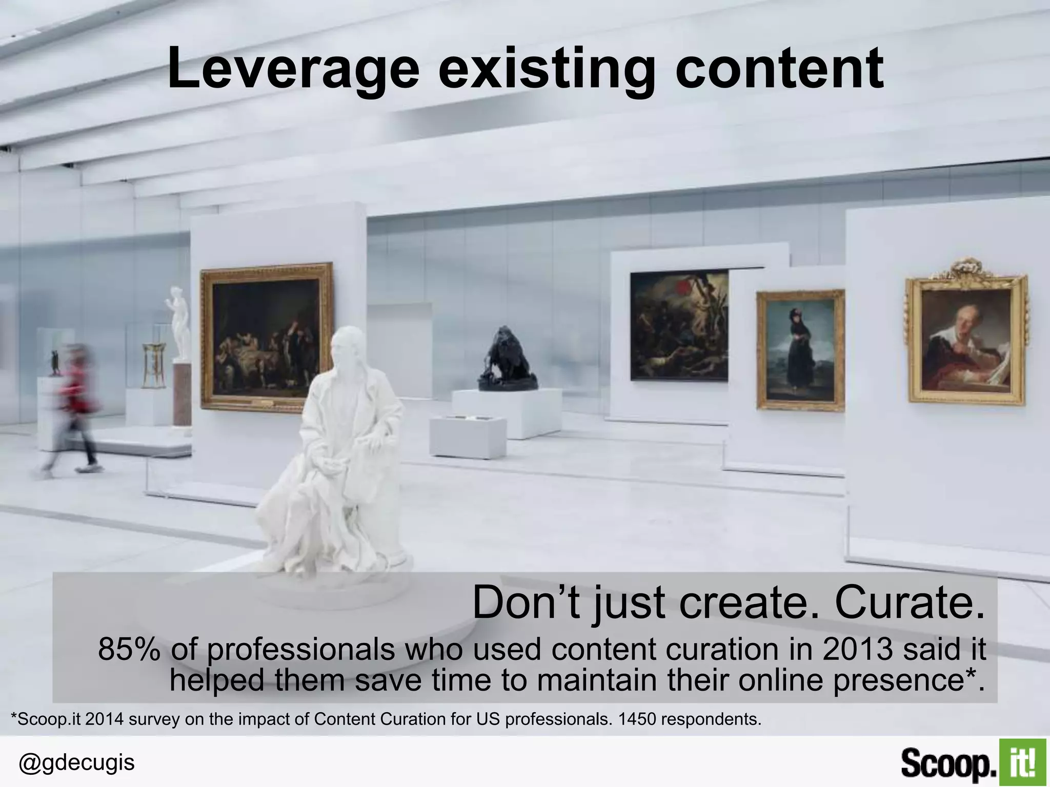 @gdecugis
Experiment: put quantity before quality.
Only practice makes perfect.
So because you need quality, you have to start with quantity.
 