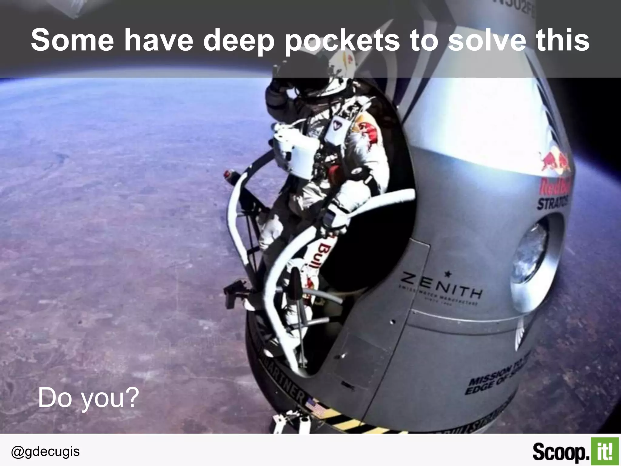 @gdecugis
Content strategy for SMBs
Low cost but no impact
Low cost / fast / high impact
Costly Flops
Costly Wins
Cost / Time
Impact
 