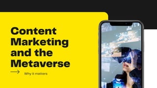 Why the metaverse matters | PPT