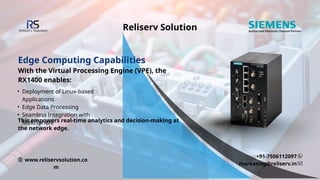 Why the Siemens RUGGEDCOM RX1400 Is a Game-Changer for Industrial ...