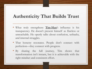Why Tim Han’s Approach to Personal Growth Actually Creates Results? | PPTX