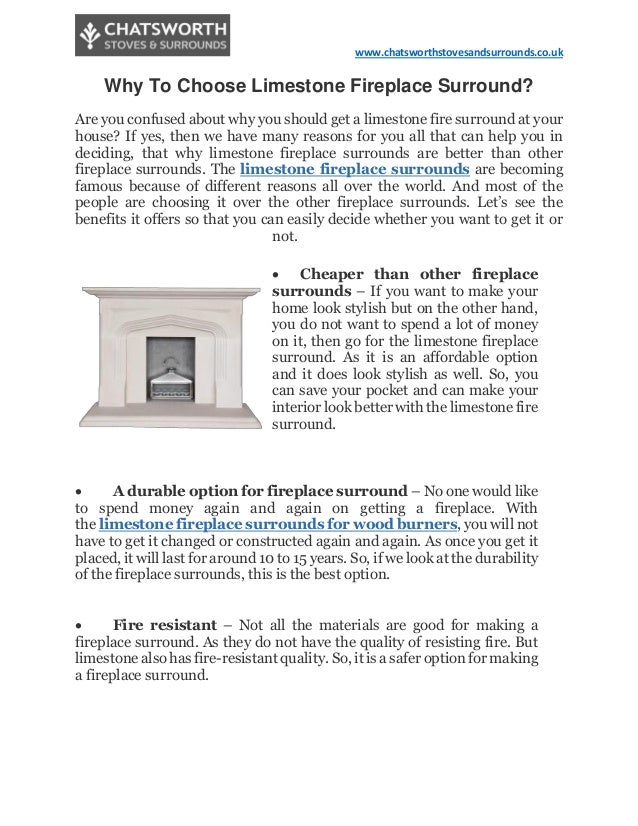 Why To Choose Limestone Fireplace Surround
