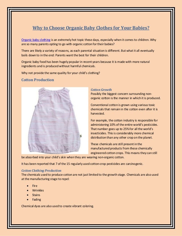 best organic baby clothes