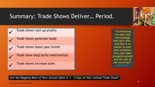 Why Trade Shows Matter... and Why You Should Care