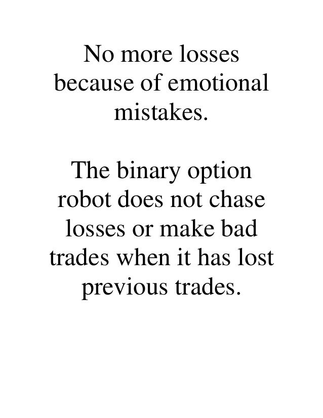 Why not to trade binary options