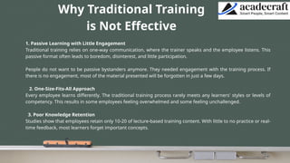 Why Traditional Methods Fails Why Traditional Training Fails and Gamified Learning Solutions Succeed.pptx