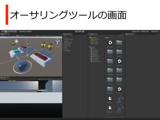 オーサリングツールの画⾯面
 