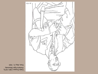 Pablo Picasso (1881-1973),
Portrait of Igor Stravinsky.
Paris, May 21, 1920
 