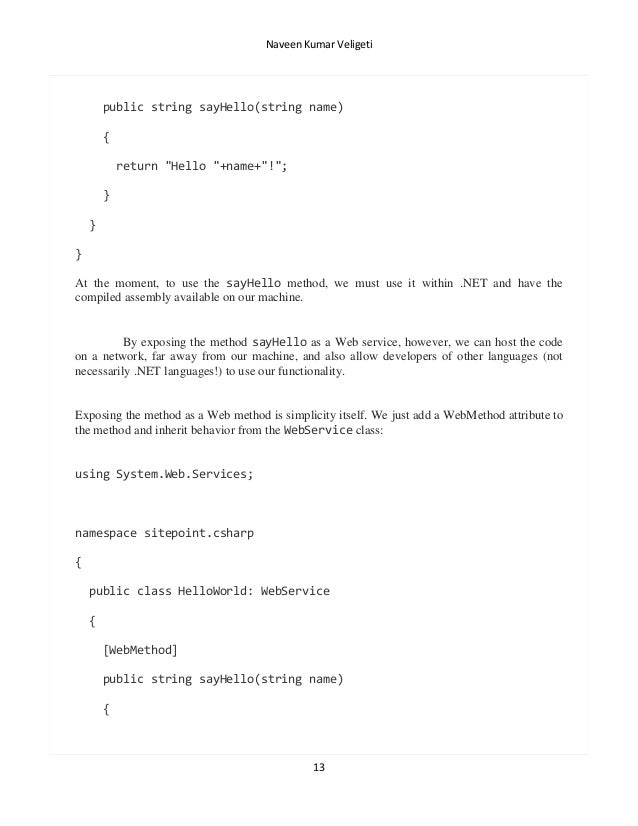 Why Use Net By Naveen Kumar Veligeti