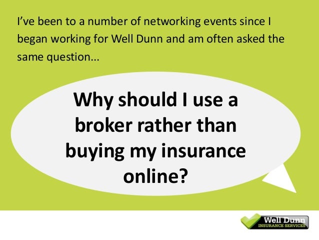Business insurance - Why use a broker when you’re buying ...