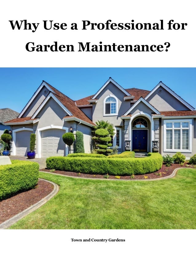 Why Use A Professional For Garden Maintenance