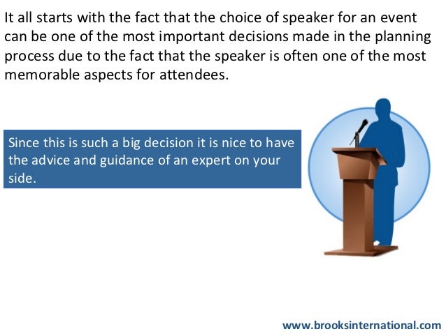 Why Use A Speakers Bureau Why Use A Speakers Bureau