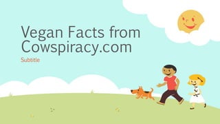 Vegan Facts from
Cowspiracy.com
Subtitle
 