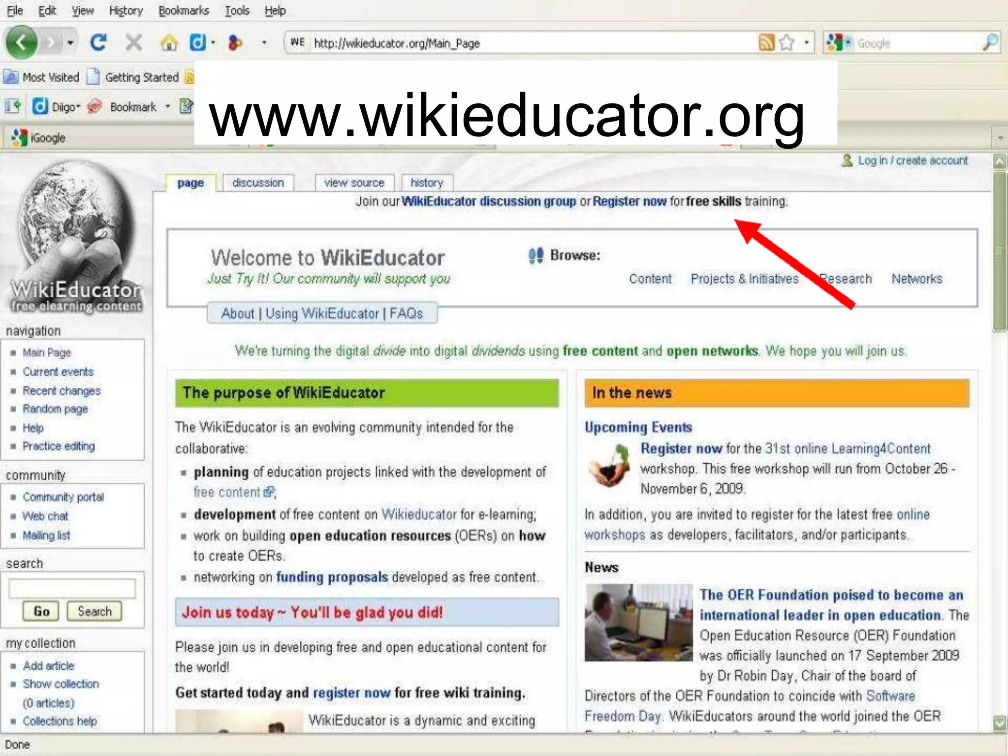 www.wikieducator.org
 