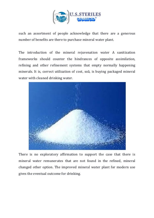 Why water mineral additives are of immense importance in water treatment plants