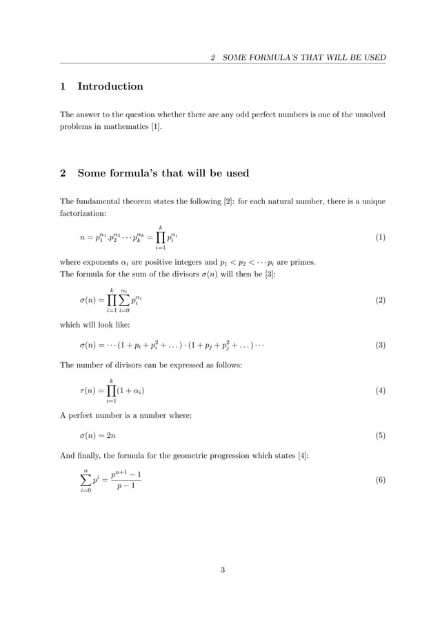 Three The Perfect Number Pdf Free Download Why we can't find odd perfect numbers | PDF | Free Download