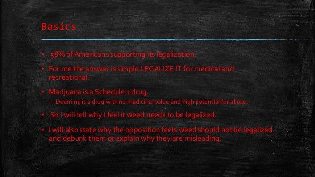 Marijuana should be illegal essay