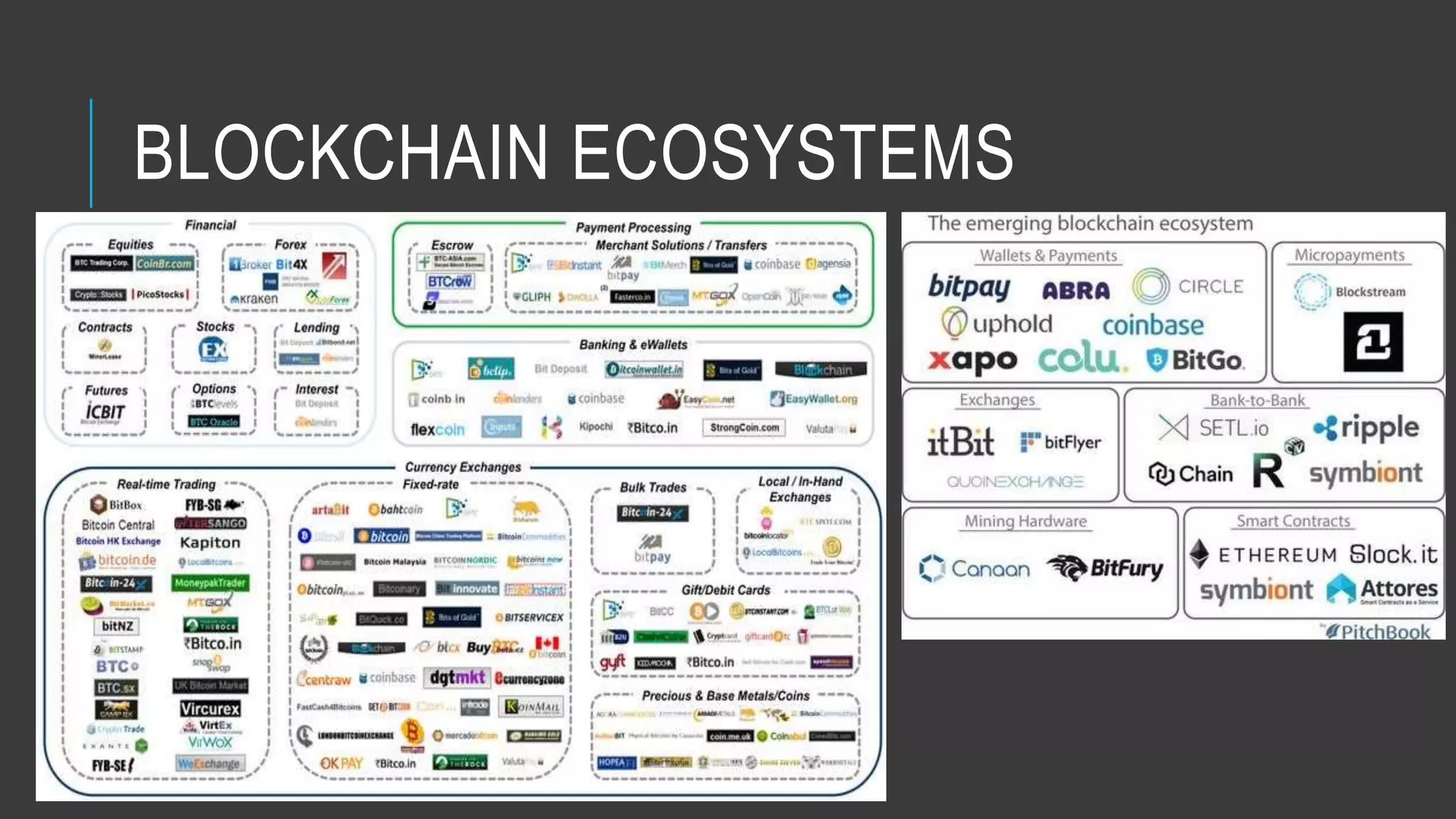 BLOCKCHAIN ECOSYSTEMS
 