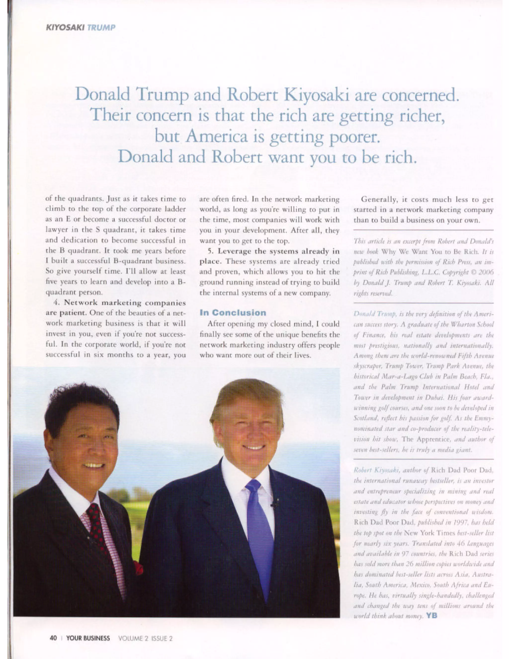 Why We Recommend Network Marketing