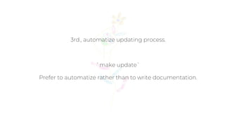 Why we update our oss dependencies.