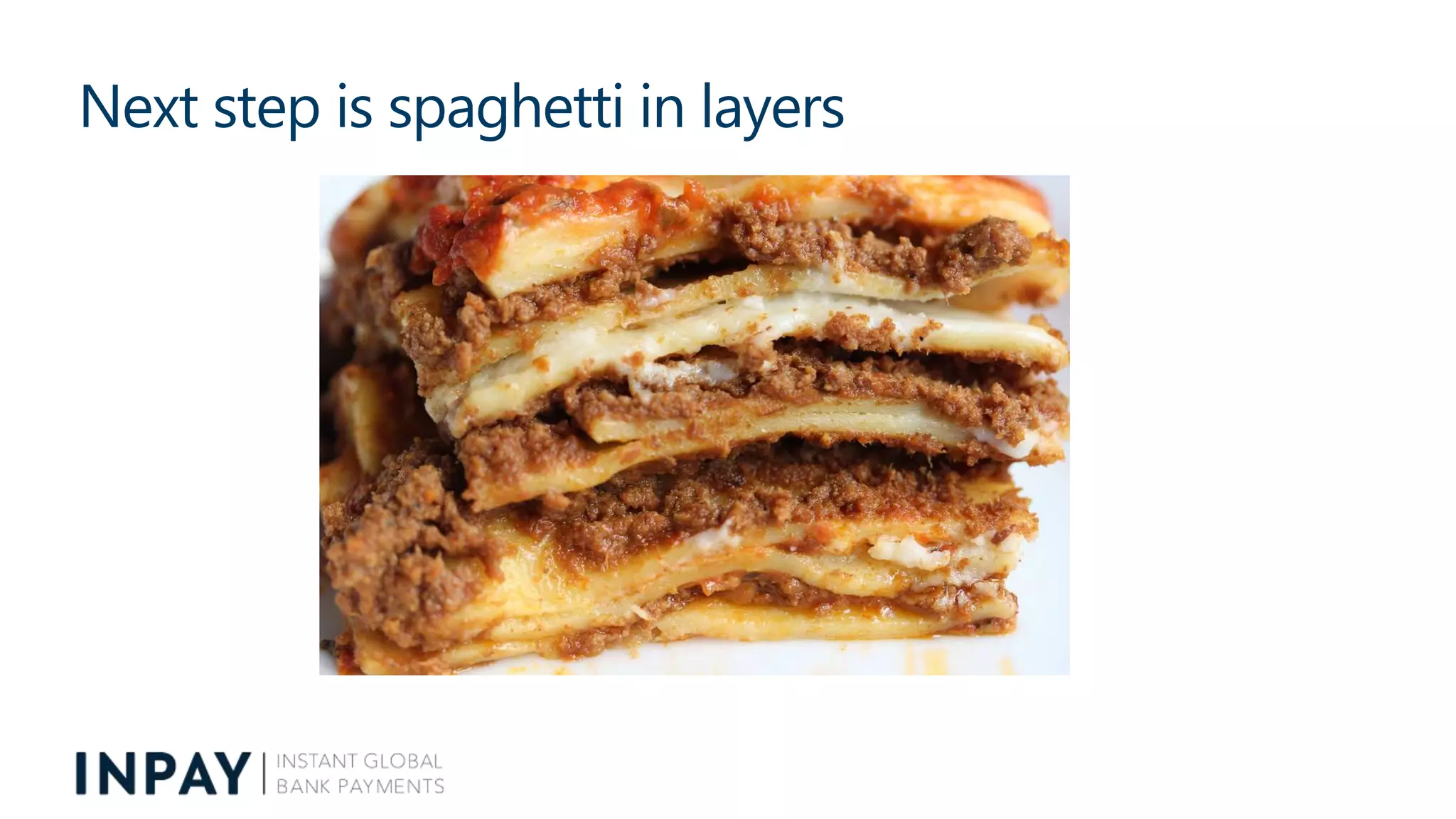 Next step is spaghetti in layers
 