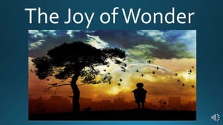 The Joy of Wonder 
 