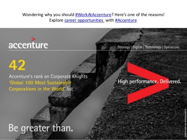 Why Work At Accenture Series