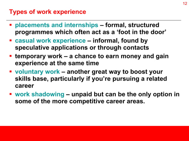 Santandar - Why work experience works | PPT